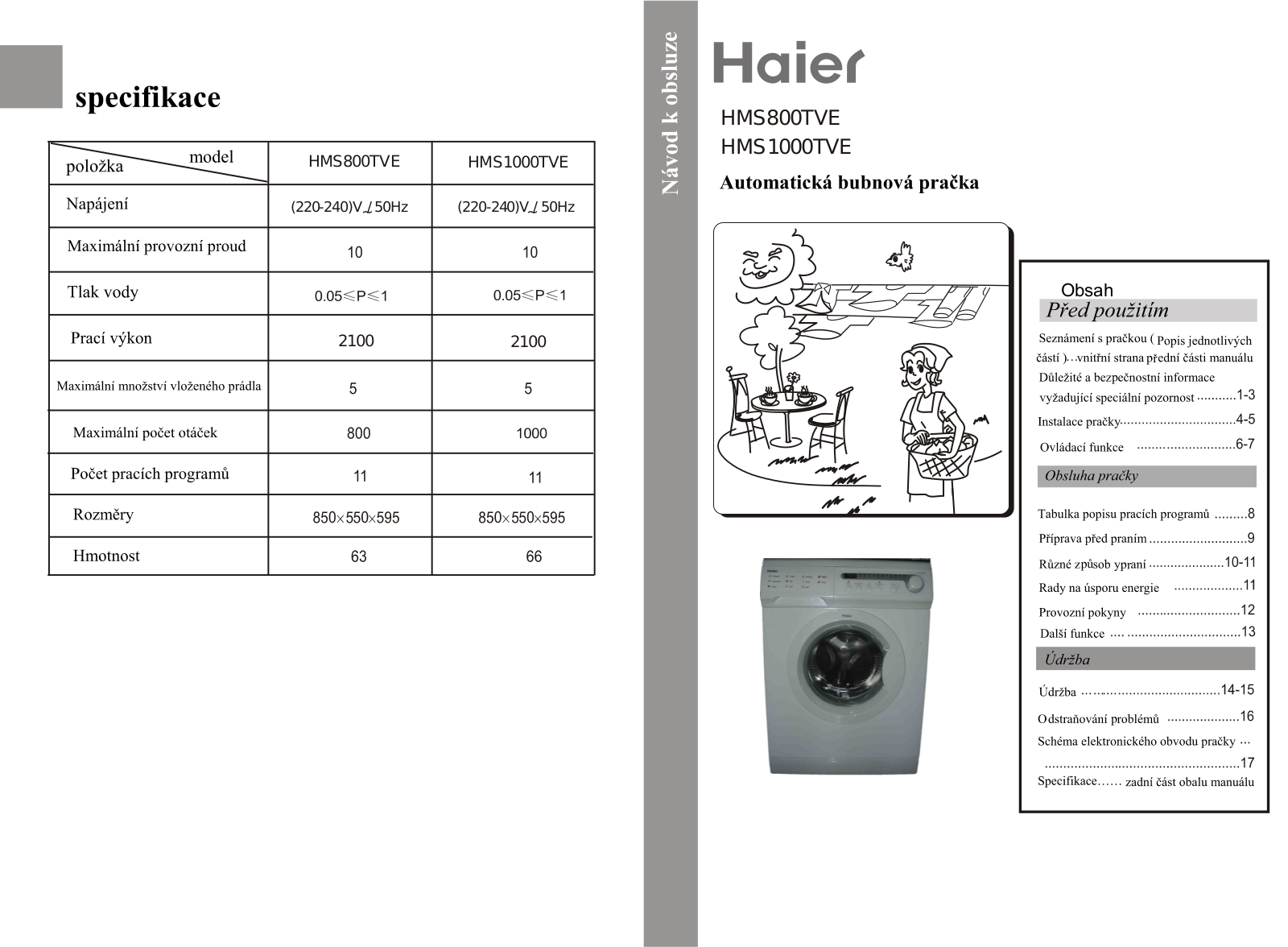 Haier HMS 1000TVE User Manual