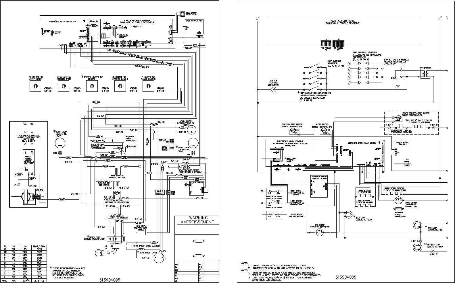 Electrolux EW30DF65GS, EW3LDF65GS Wiring Diagram