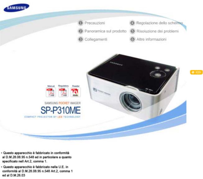 Samsung SP-P310ME User Manual