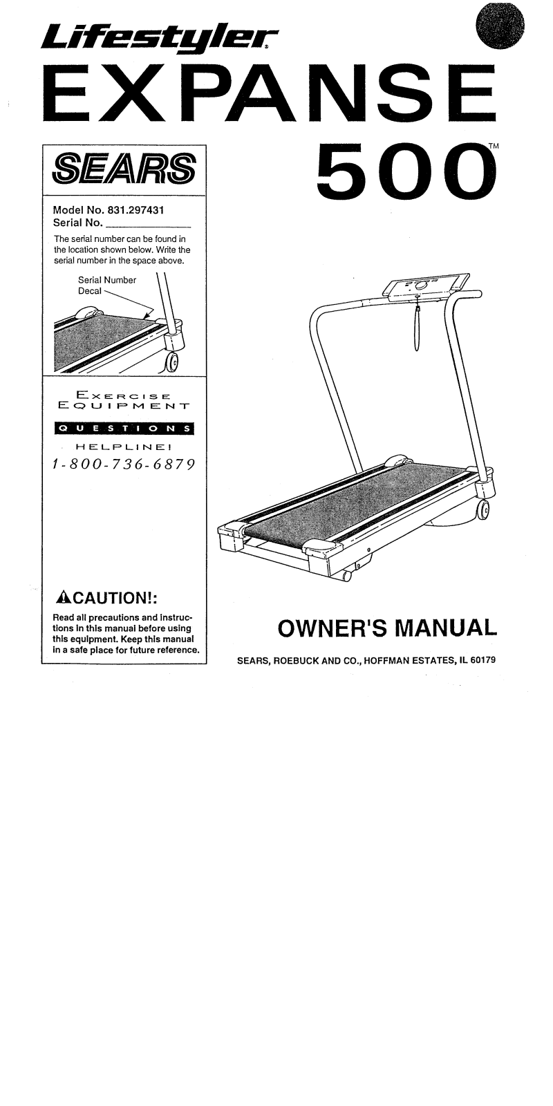 Lifestyler 831.297431 Owner's Manual