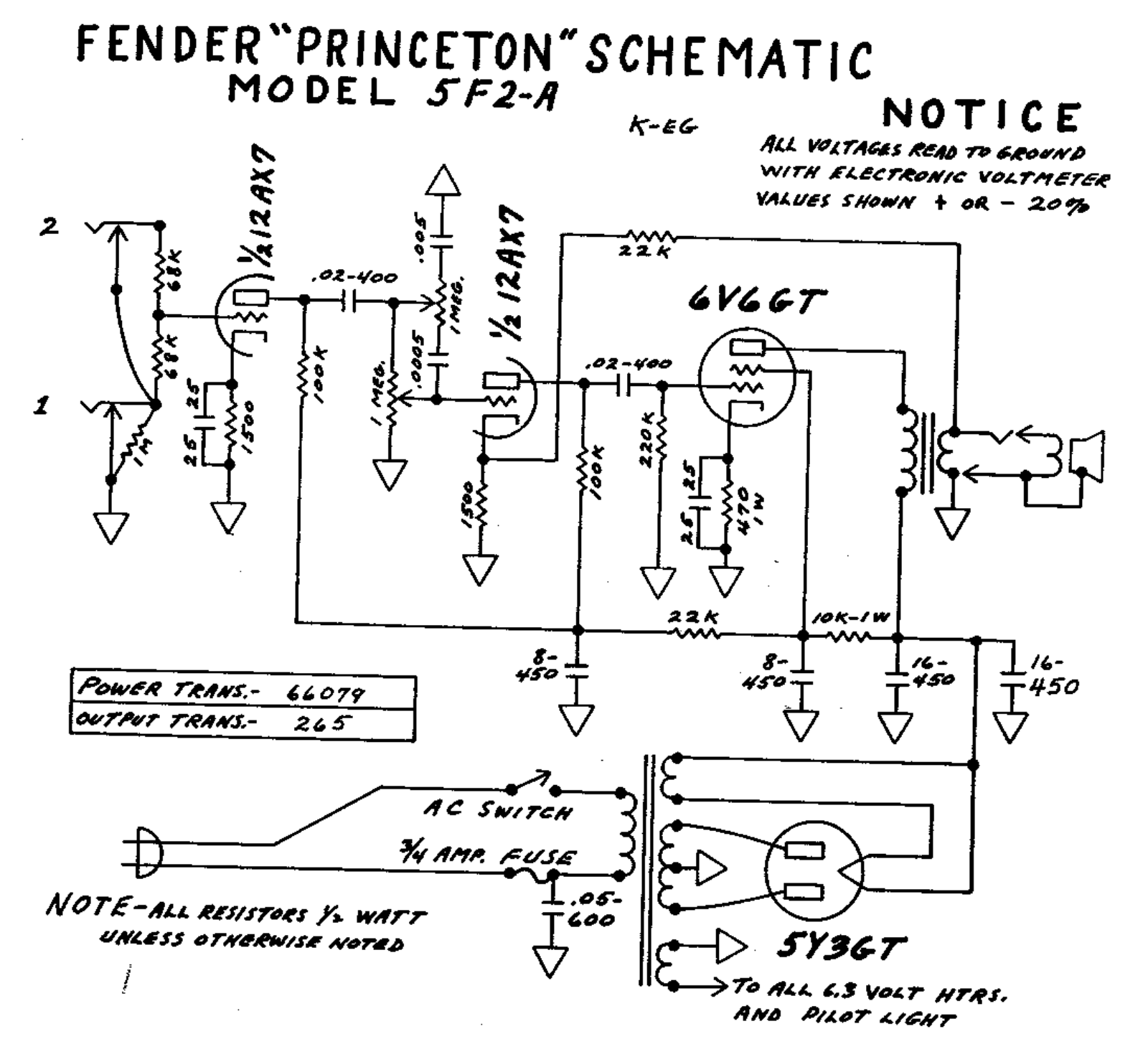 Fender 5f2a schematic