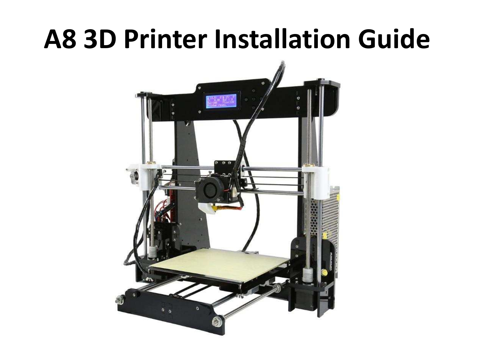 Anet A8 User Manual