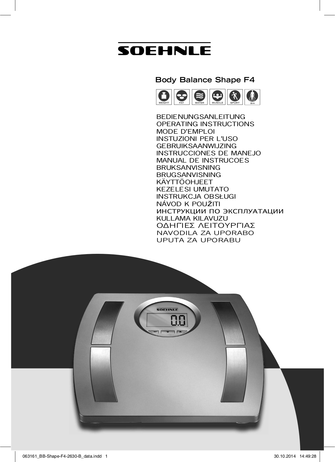 Soehnle Body Balance Shape F4 User Manual