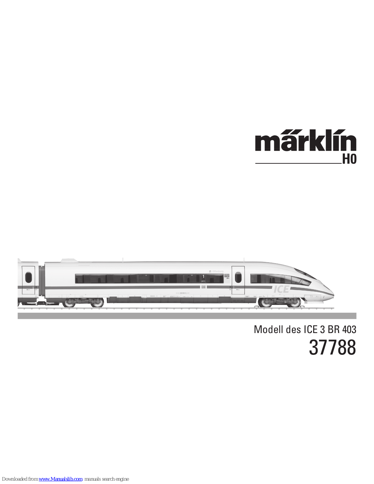 marklin 37788 User Manual - ManualMachine.com