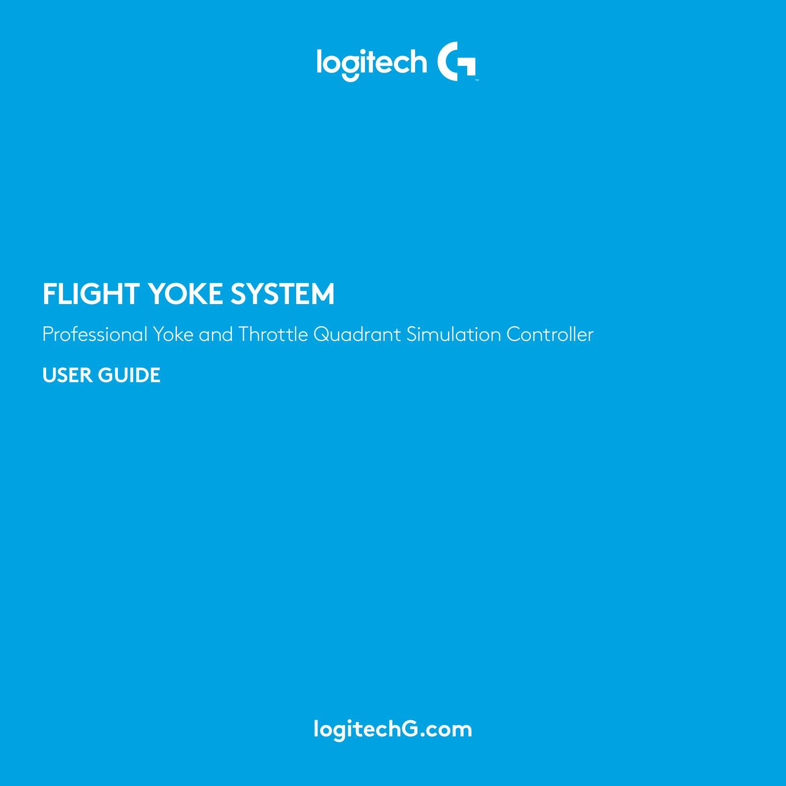 Logitech Flight Yoke System User Manual