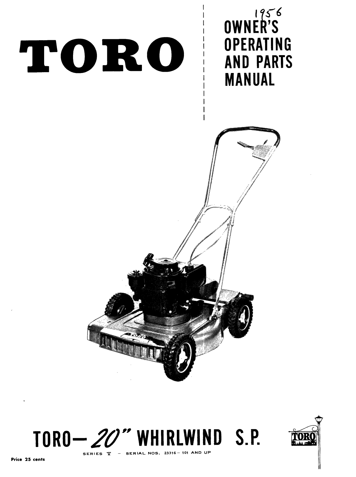 Toro 23316 Operator's Manual - ManualMachine.com