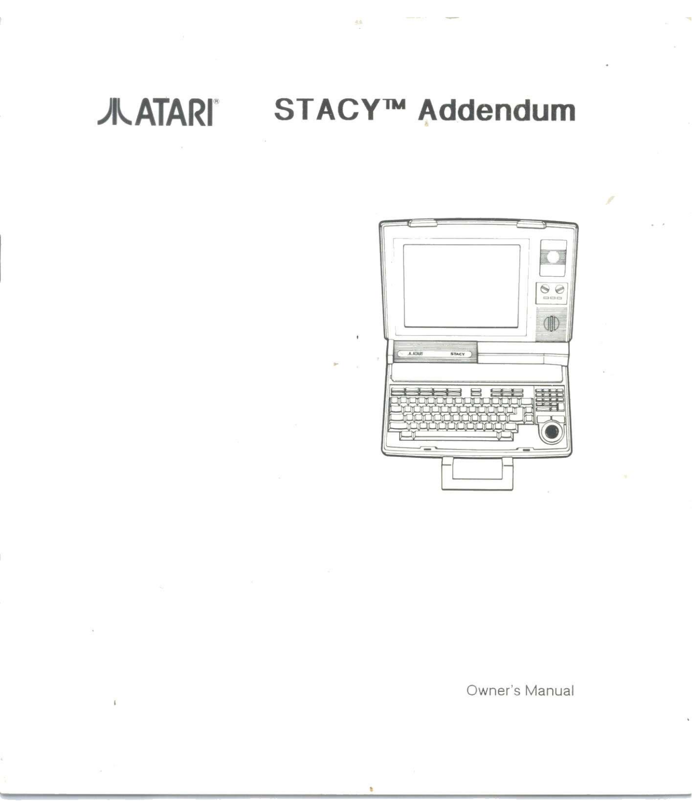 Atari STACY Owner's Manual - ManualMachine.com