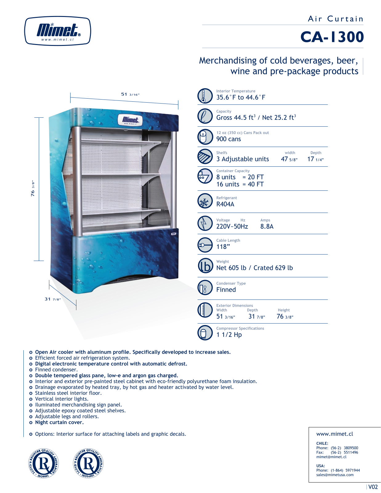 Mimet CA-1300 User Manual