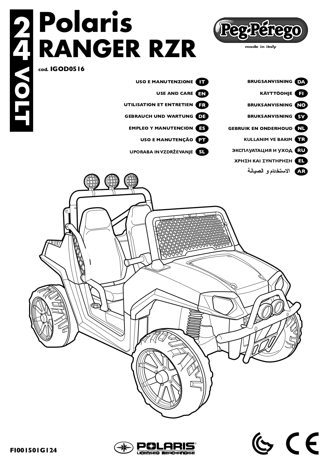 Peg-Perego IGOD0534 User guide - ManualMachine.com
