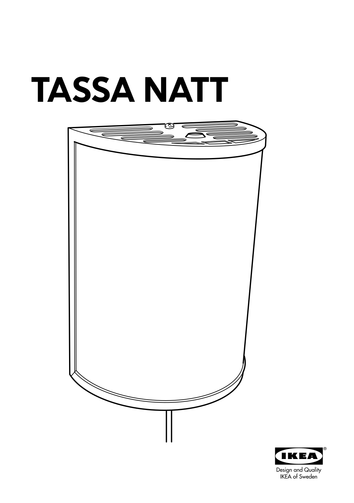 IKEA TASSA NATT User Manual