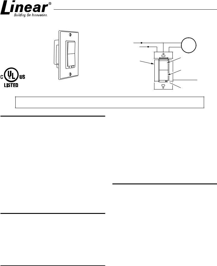 Linear WS15Z-1 User Manual
