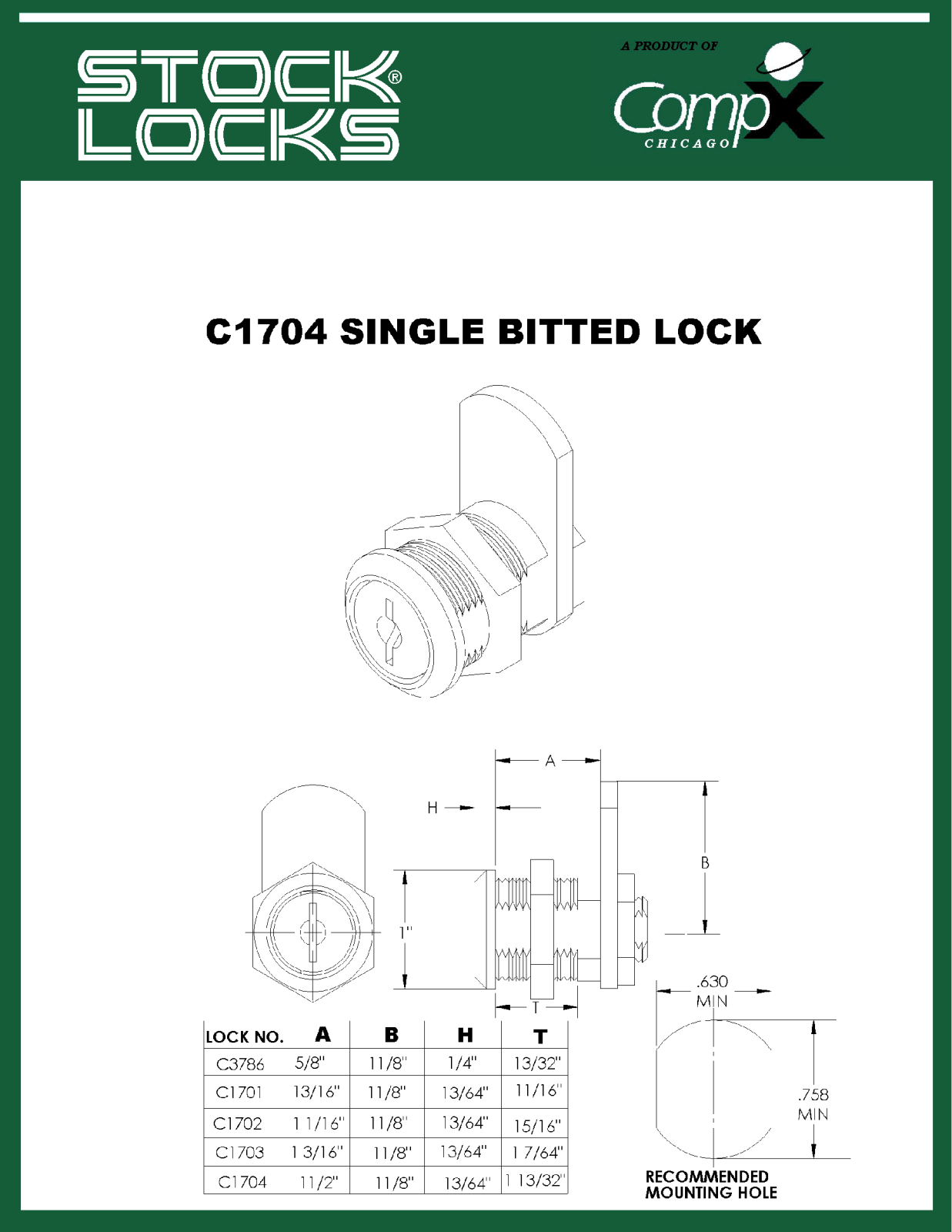 Compx C1704 User Manual