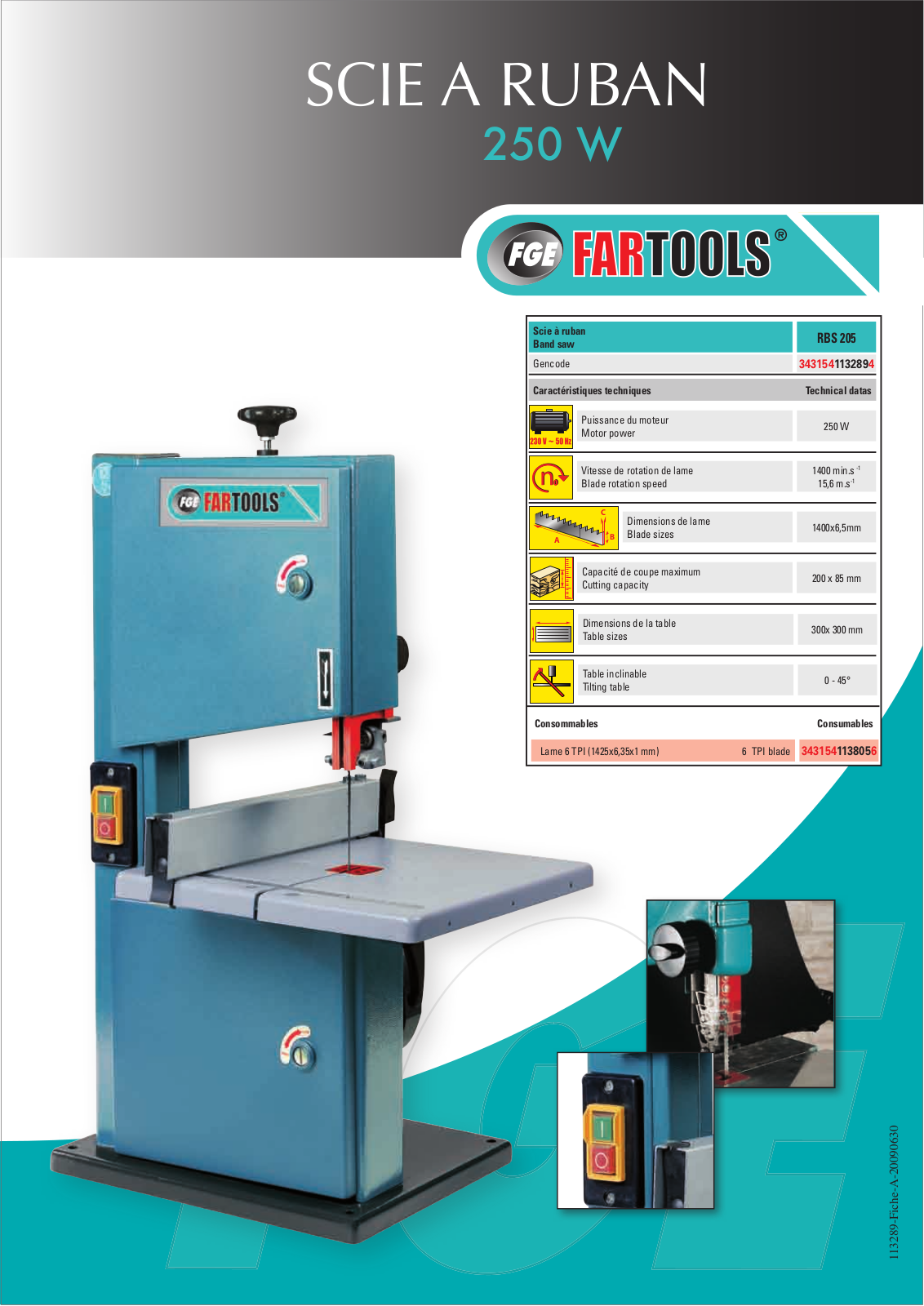 FARTOOLS RBS205 User Manual