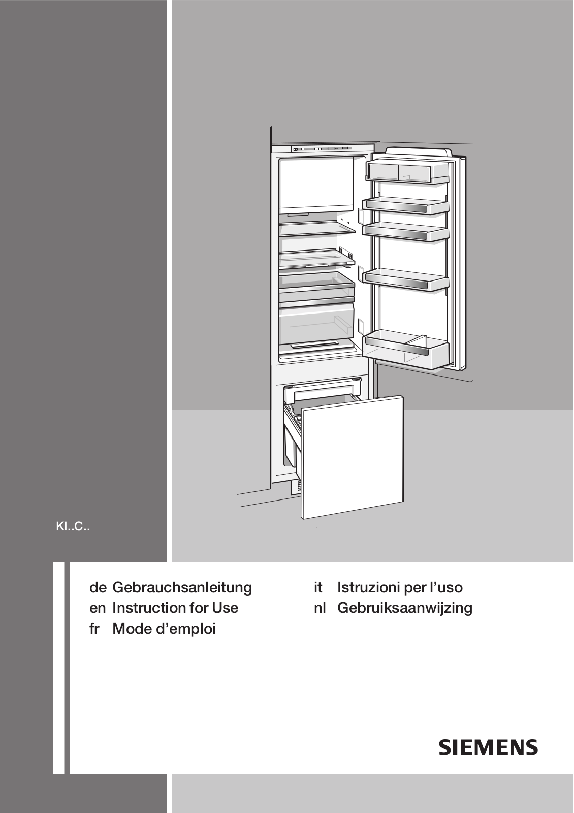 Siemens KI38CP65 User Manual