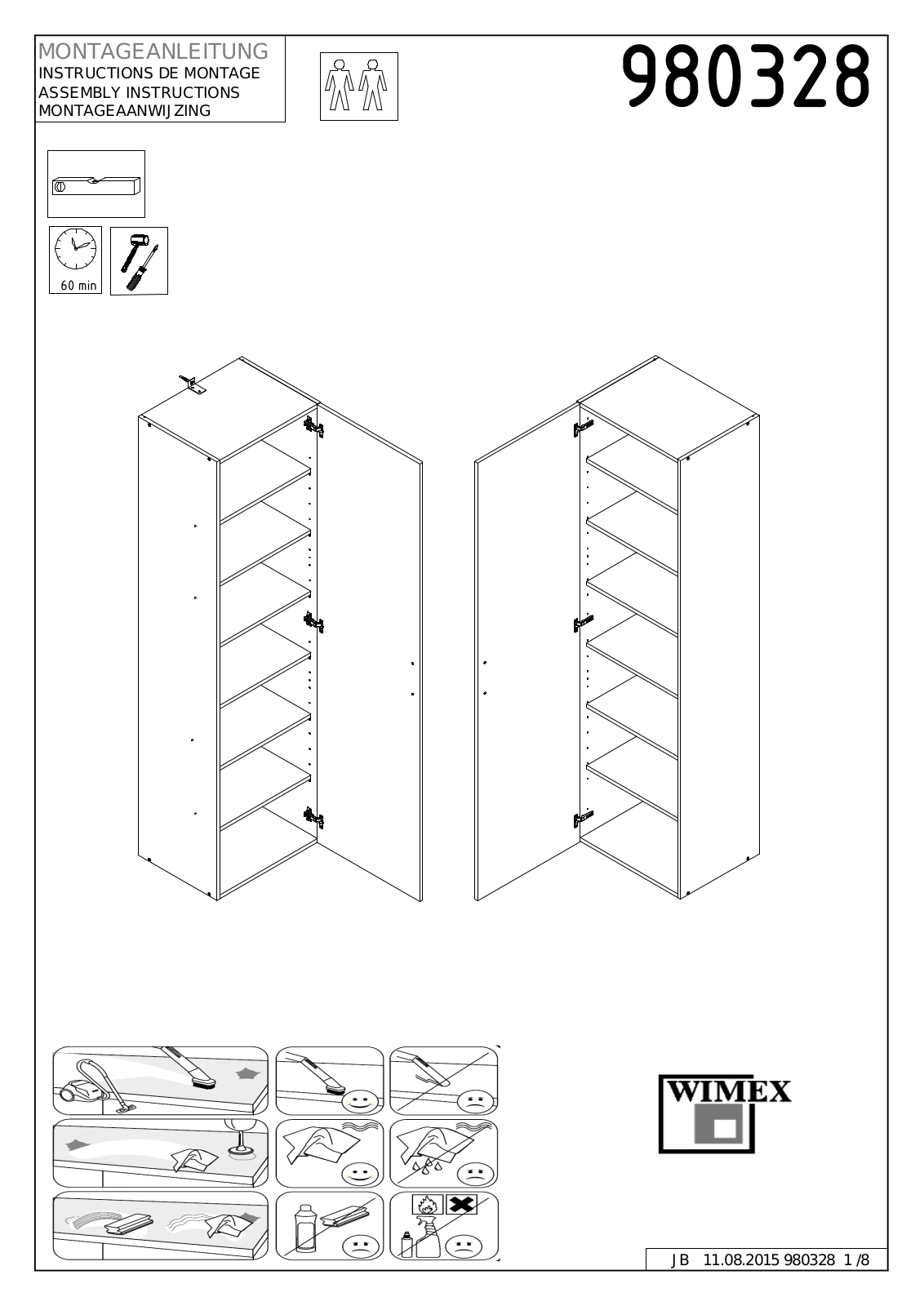 Wimex 980328 Assembly instructions