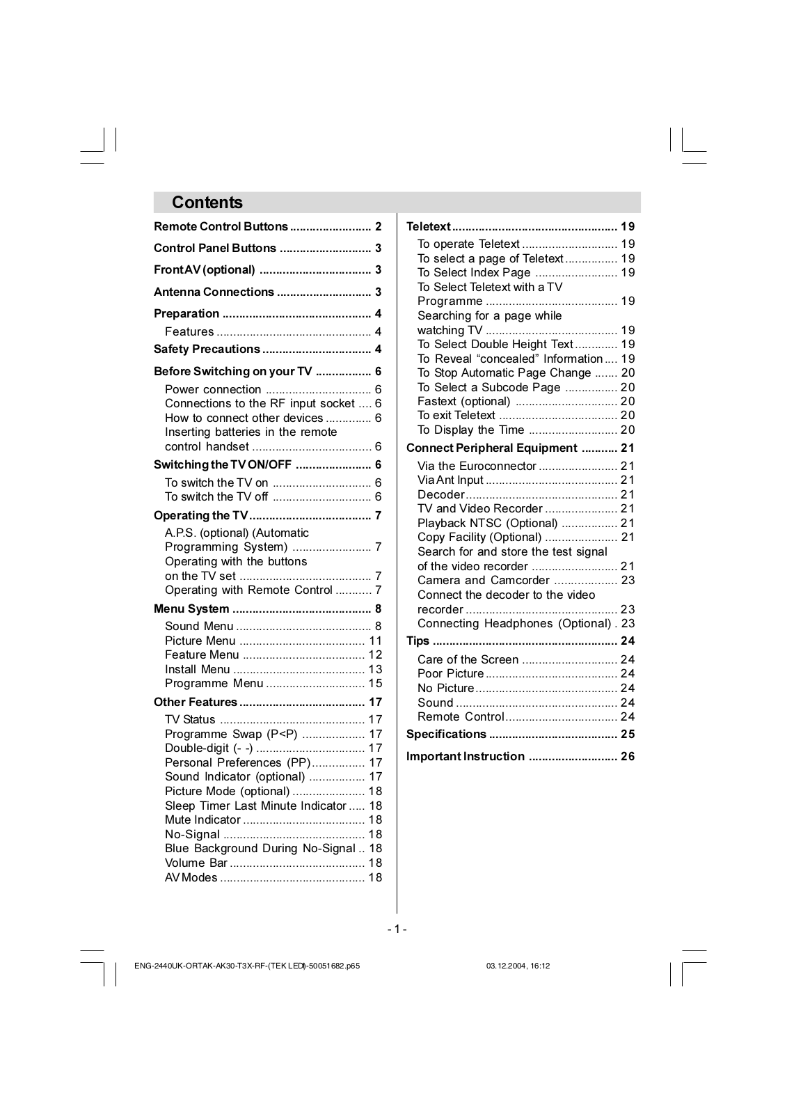 Crown CTT2106 User Guide