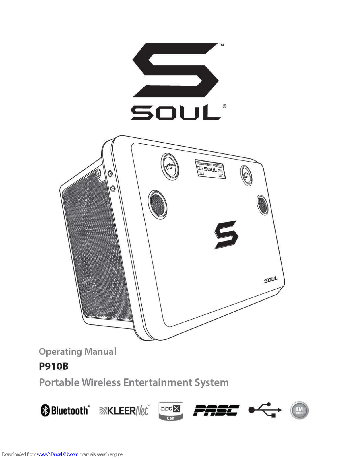 Soul P910B Operating Manual - ManualMachine.com