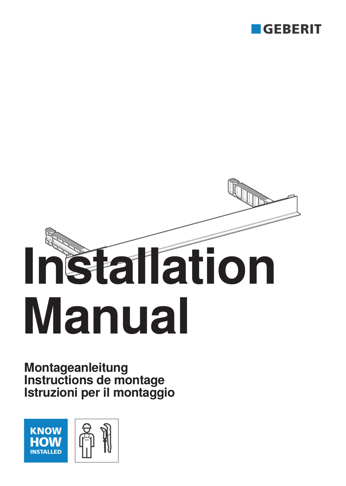 Geberit 154.338.00.1 Installation Manual