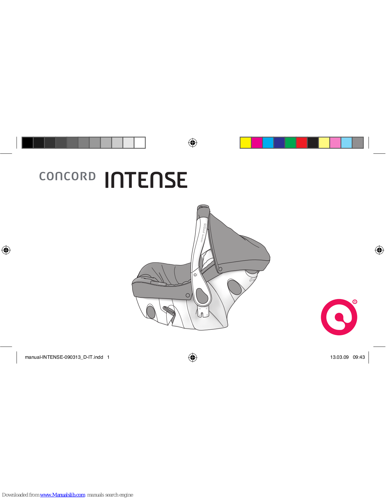 CONCORD INTENSE - ANNEXE 934, INTENSE - ANNEXE 399, INTENSE User Manual