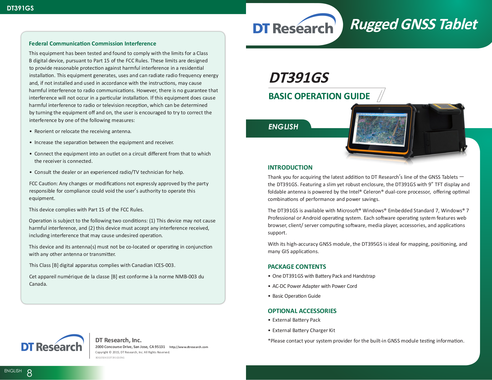 WebDT DT391GS User Manual