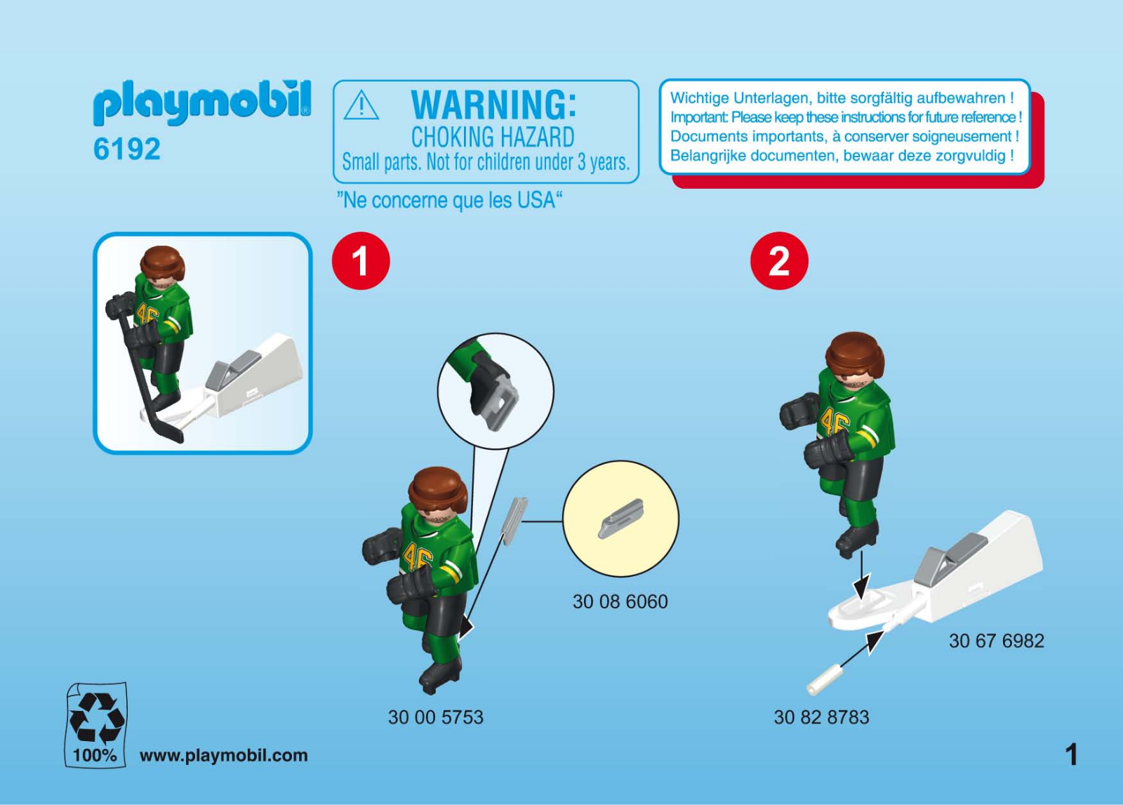 Playmobil 6192 Instructions