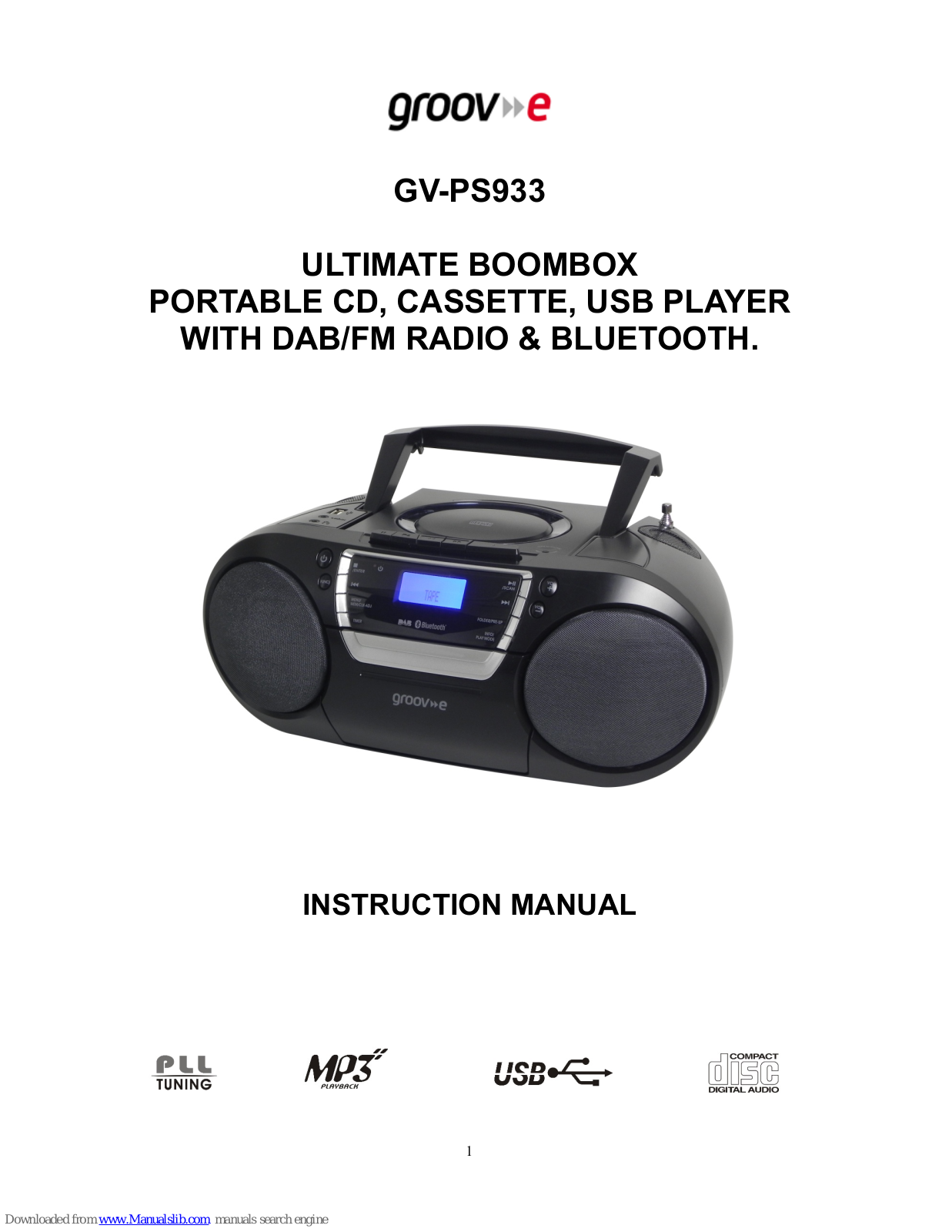 Groov-e GV-PS933 Instruction Manual