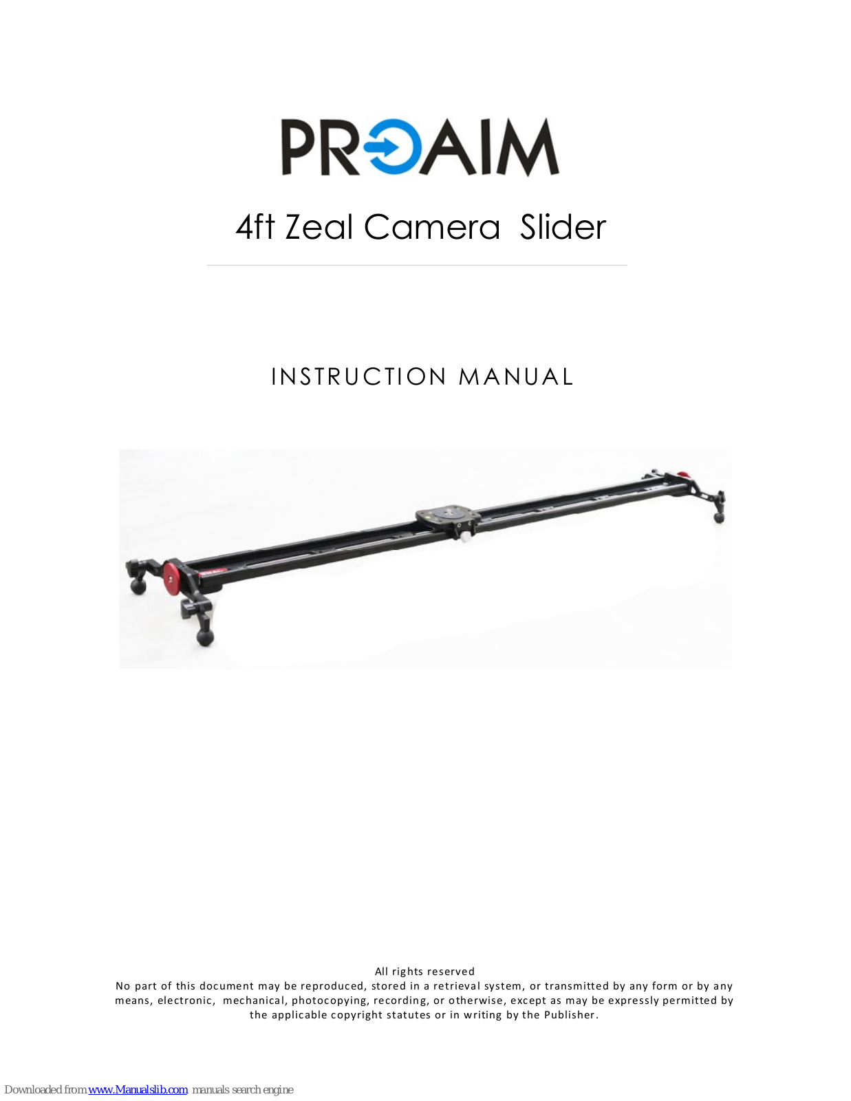 PROAIM ZEAL Instruction Manual