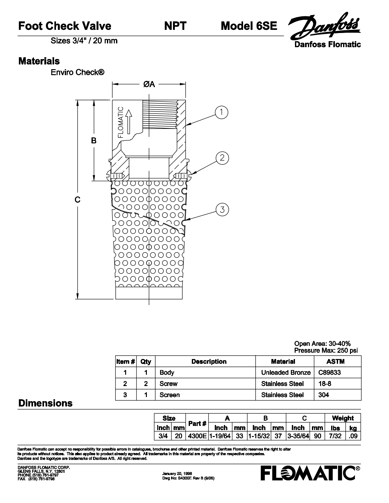 Flomatic 6SE Shematics