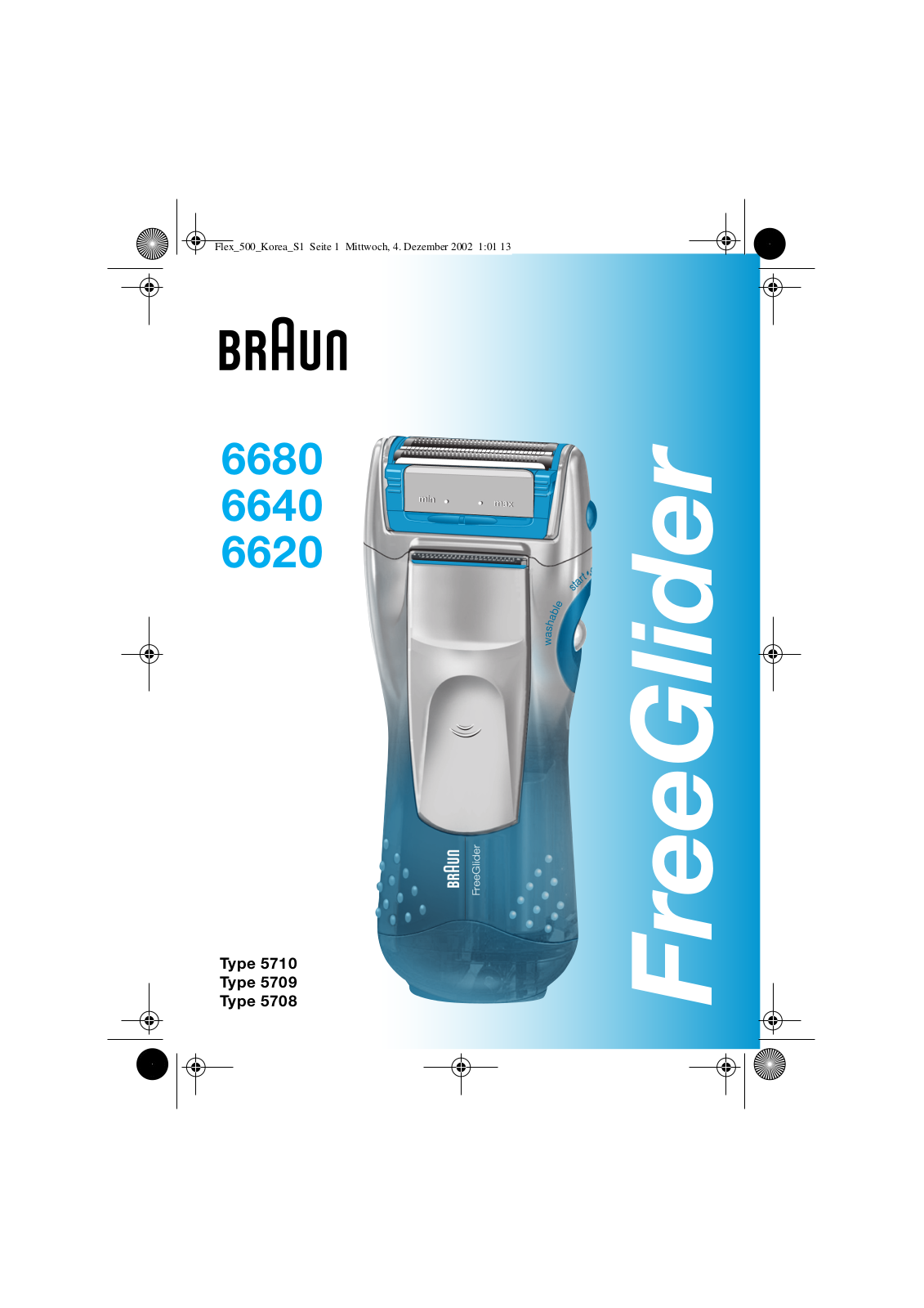 Braun 5710, 5709 User Manual