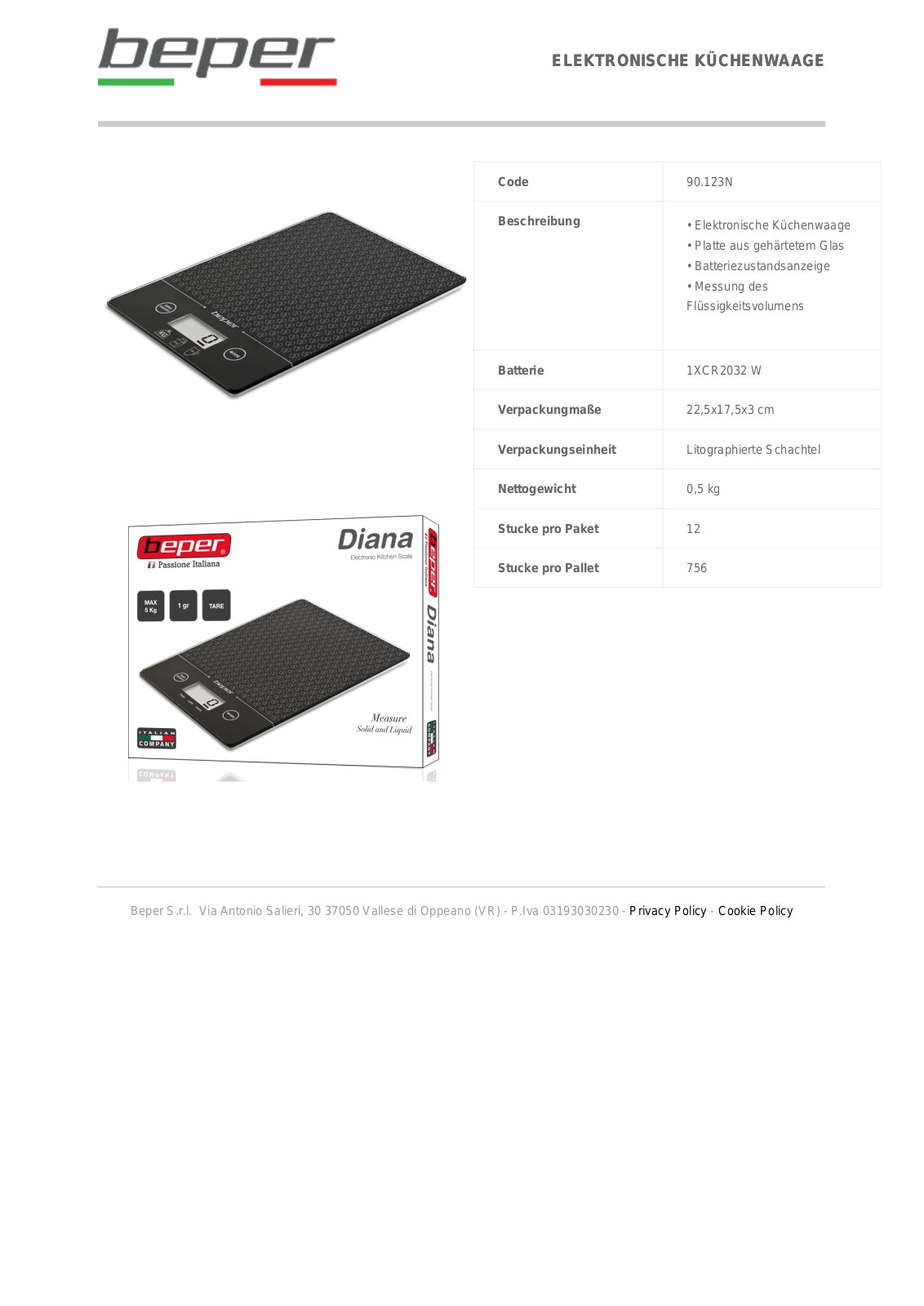 Beper 90.123N User Manual - ManualMachine.com