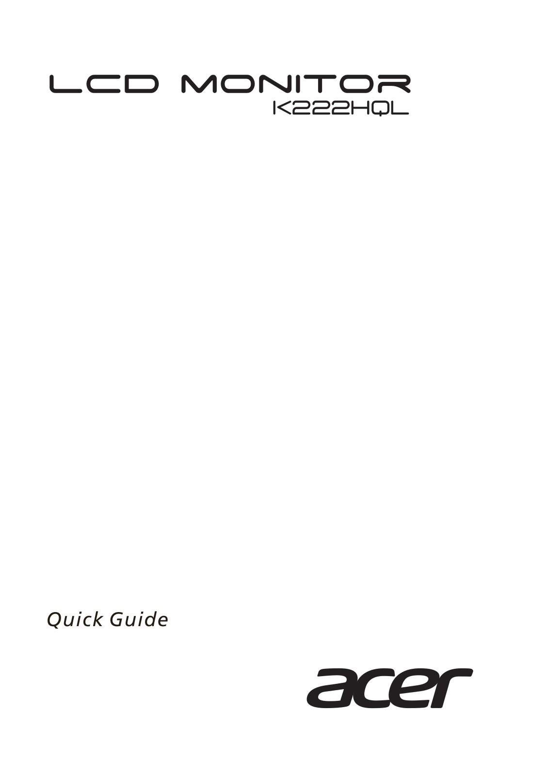 Acer UM.WW3EE.005 Quick Start Guide