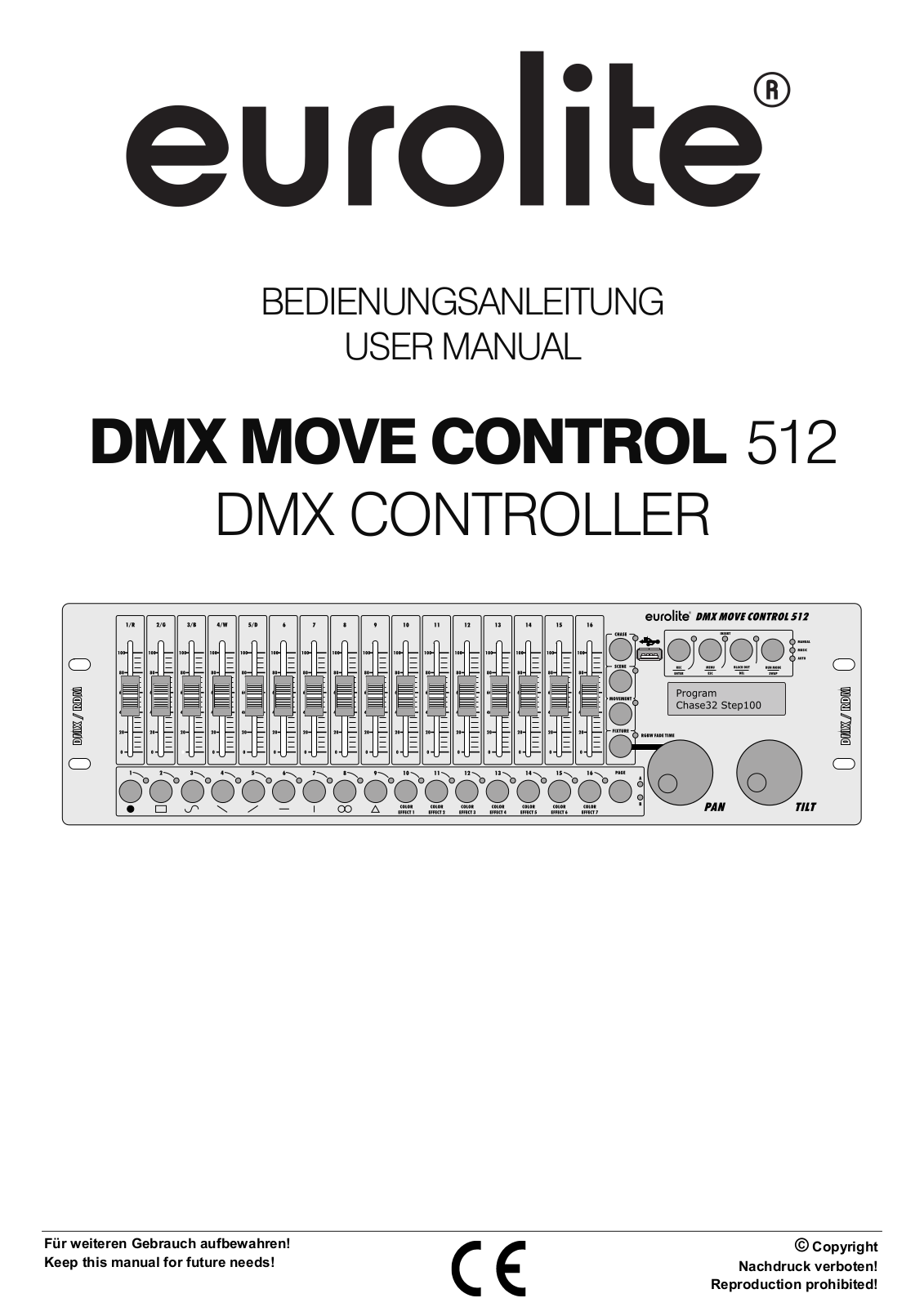 Eurolite DMX Move Control 512 User Manual