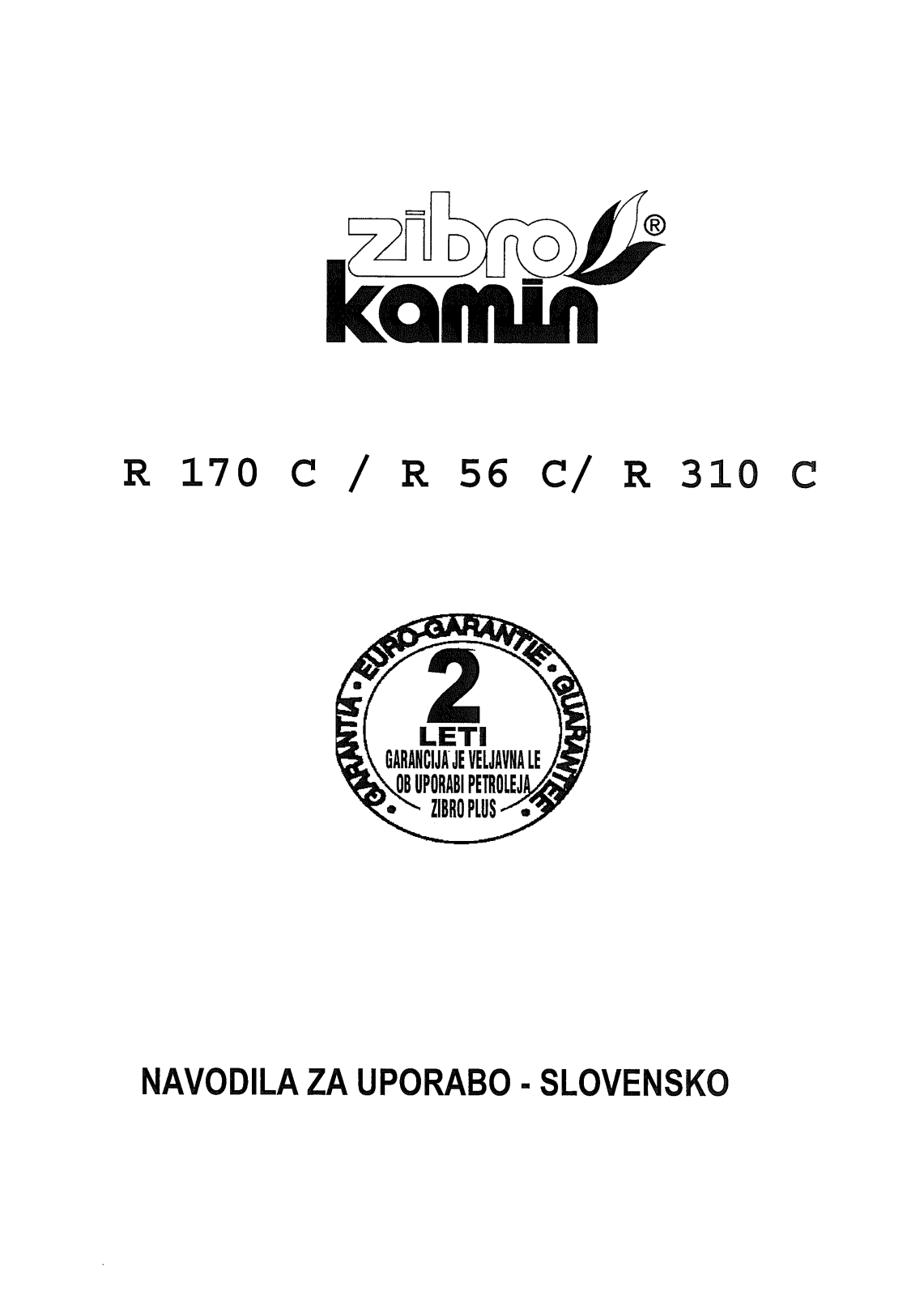 Zibro R56C, R170C, R310C User Manual