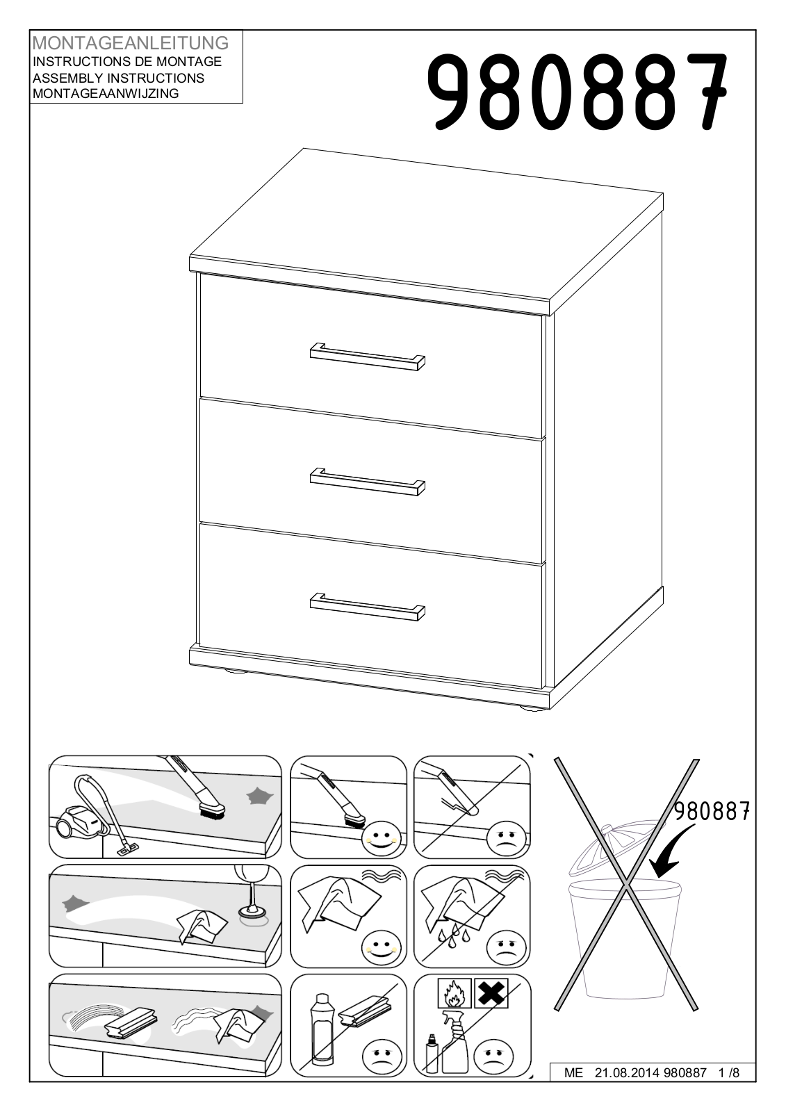 Wimex 980887 Assembly instructions