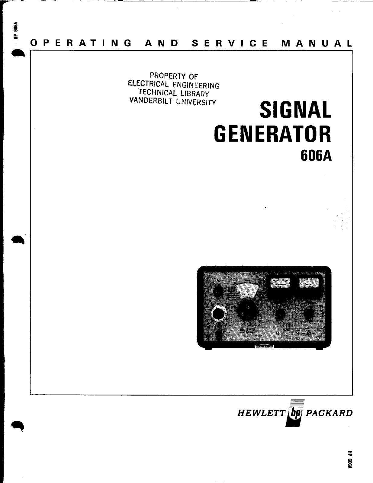 HP 606A Service manual