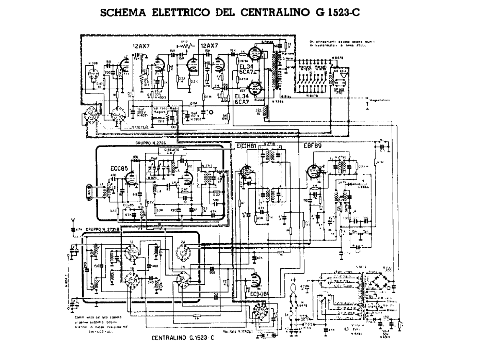 Geloso g1523c schematic