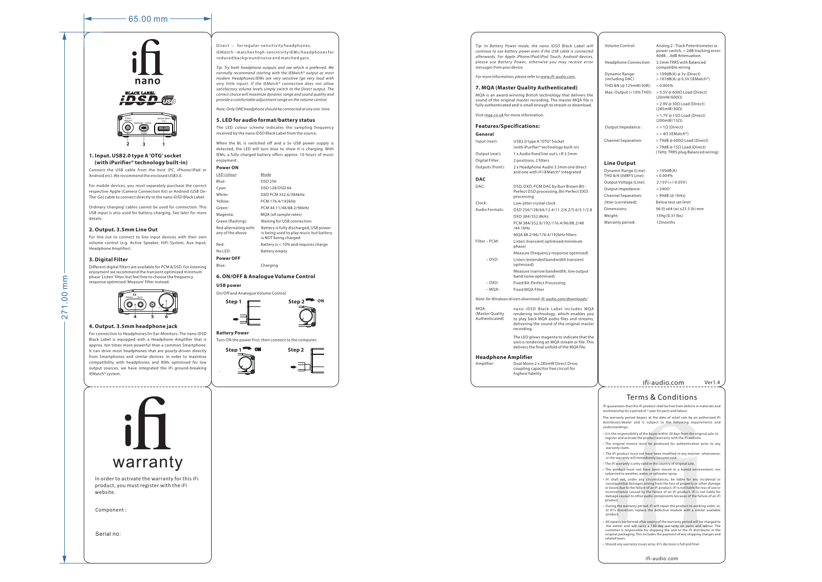 Ifi Nano Idsd User Manual