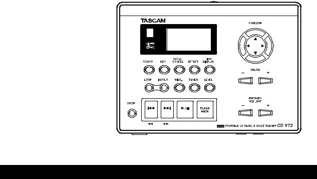 Tascam CD-VT2 User manual