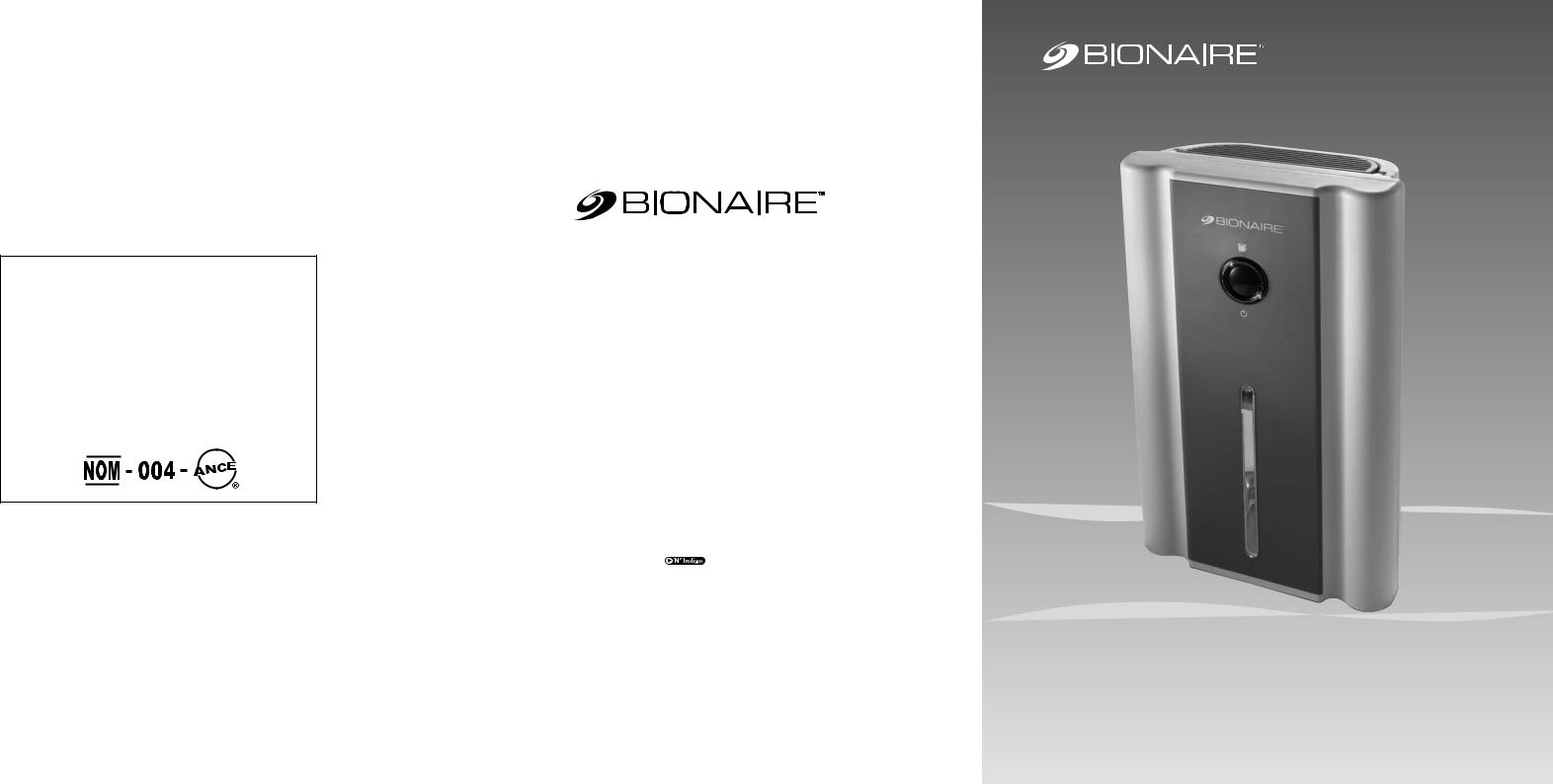 Bionaire BMD100 User Manual