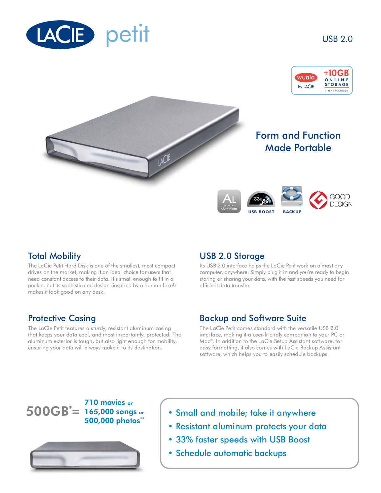 Lacie PETIT HARD DISK User Manual