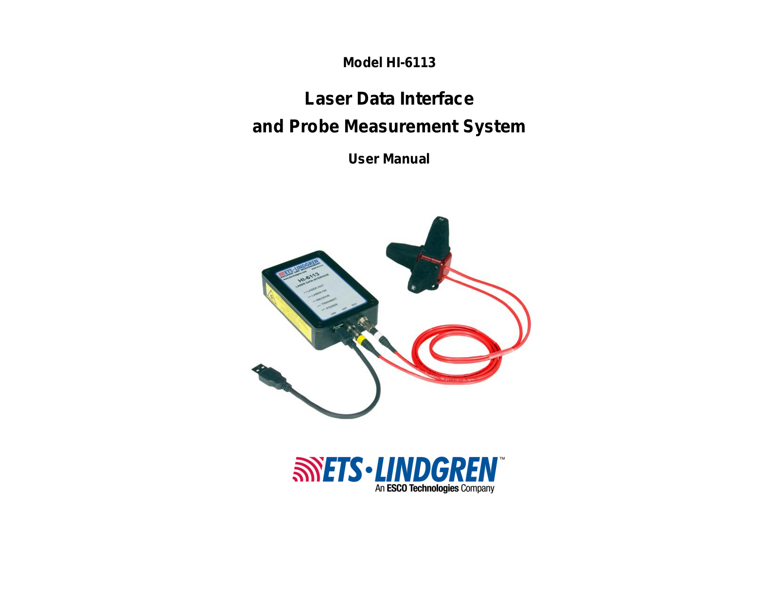 ETS-Lindgren HI-6113 User Manual