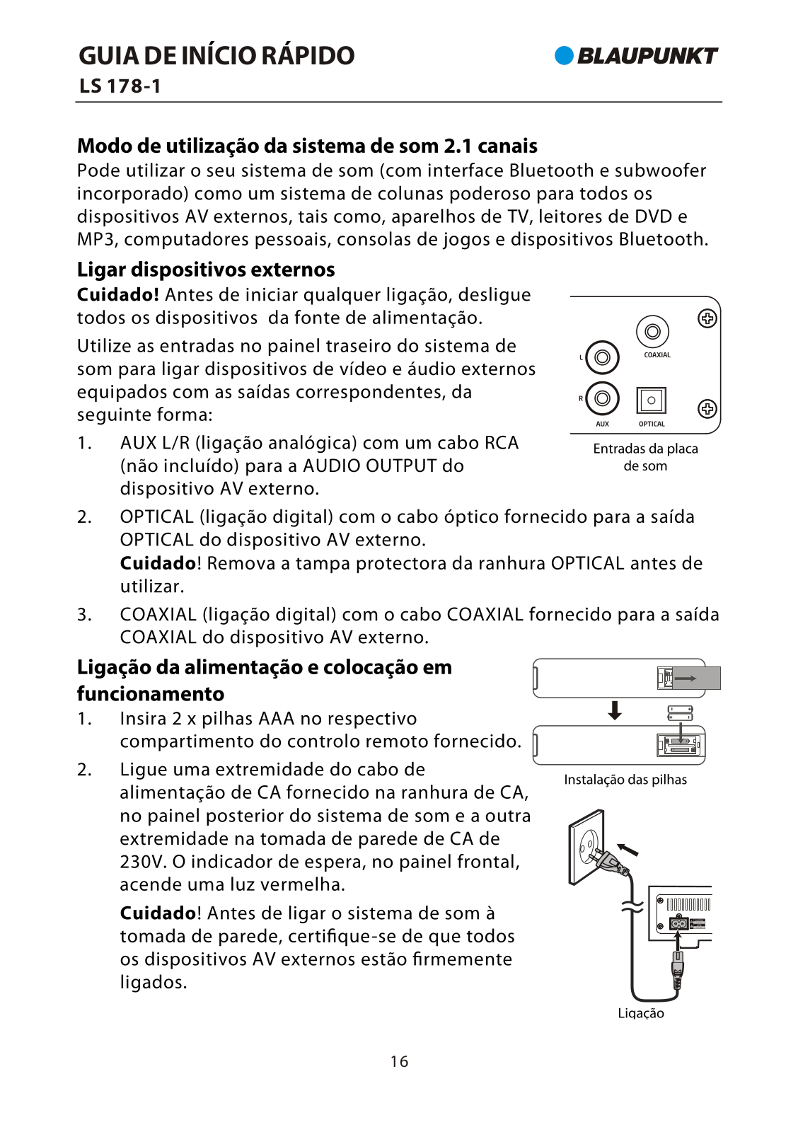 Blaupunkt LS 178-1 User guide