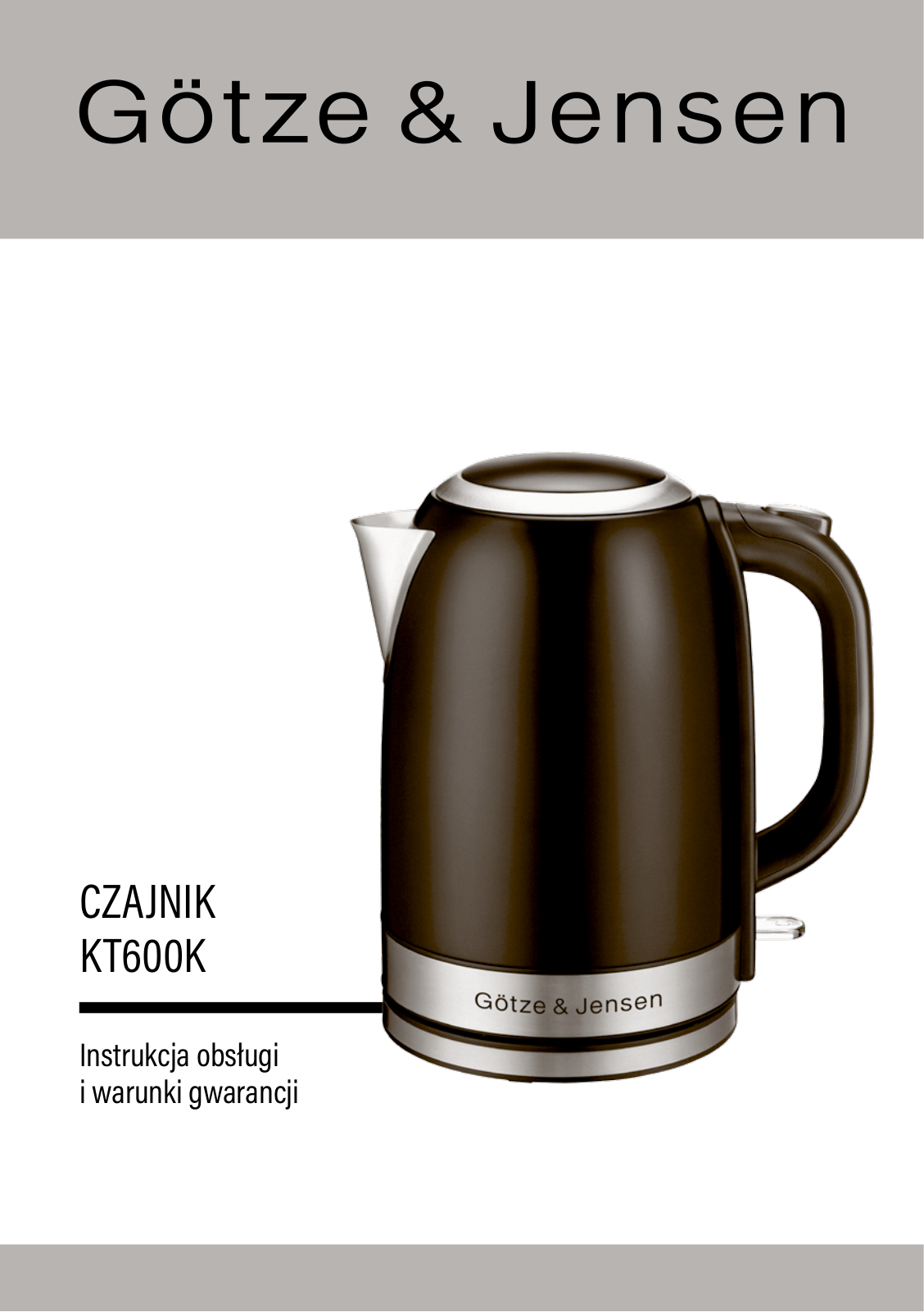 GOTZE & JENSEN KT600K User guide - ManualMachine.com