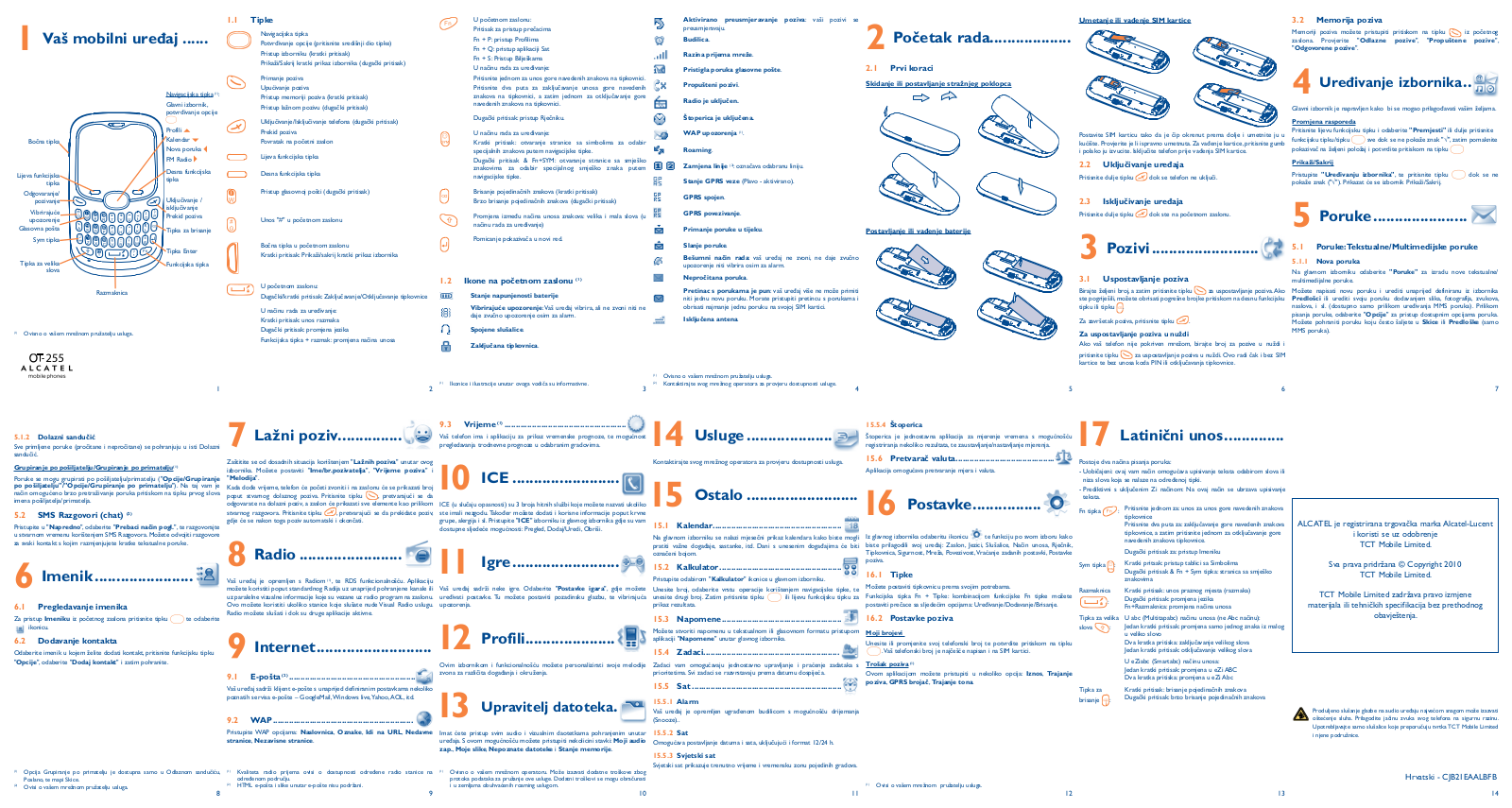 Alcatel OT-255 User Manual