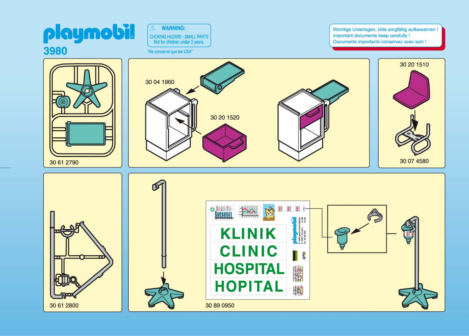 Playmobil 3980 Instructions