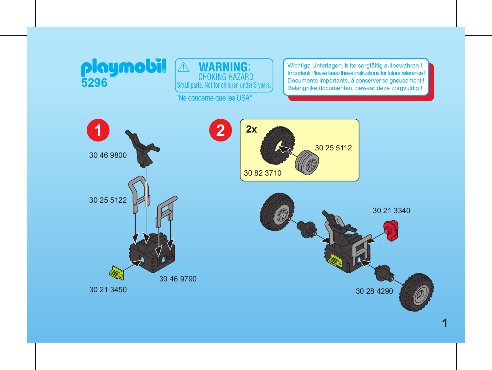 Playmobil 5296 Instructions