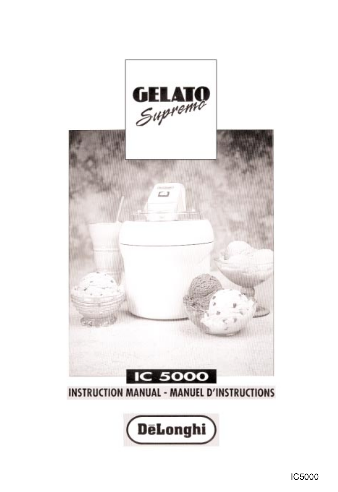 DeLonghi IC 5000 User Manual