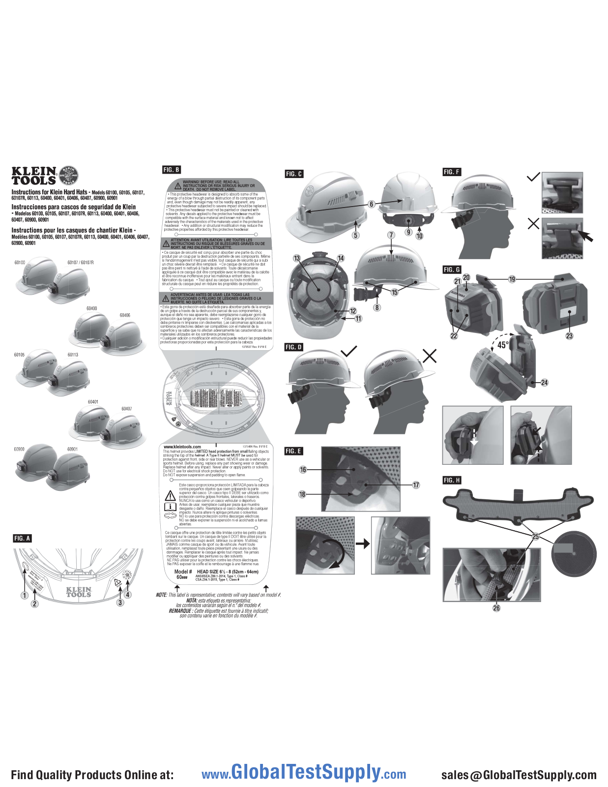 Klein Tools 60407 User manual - ManualMachine.com