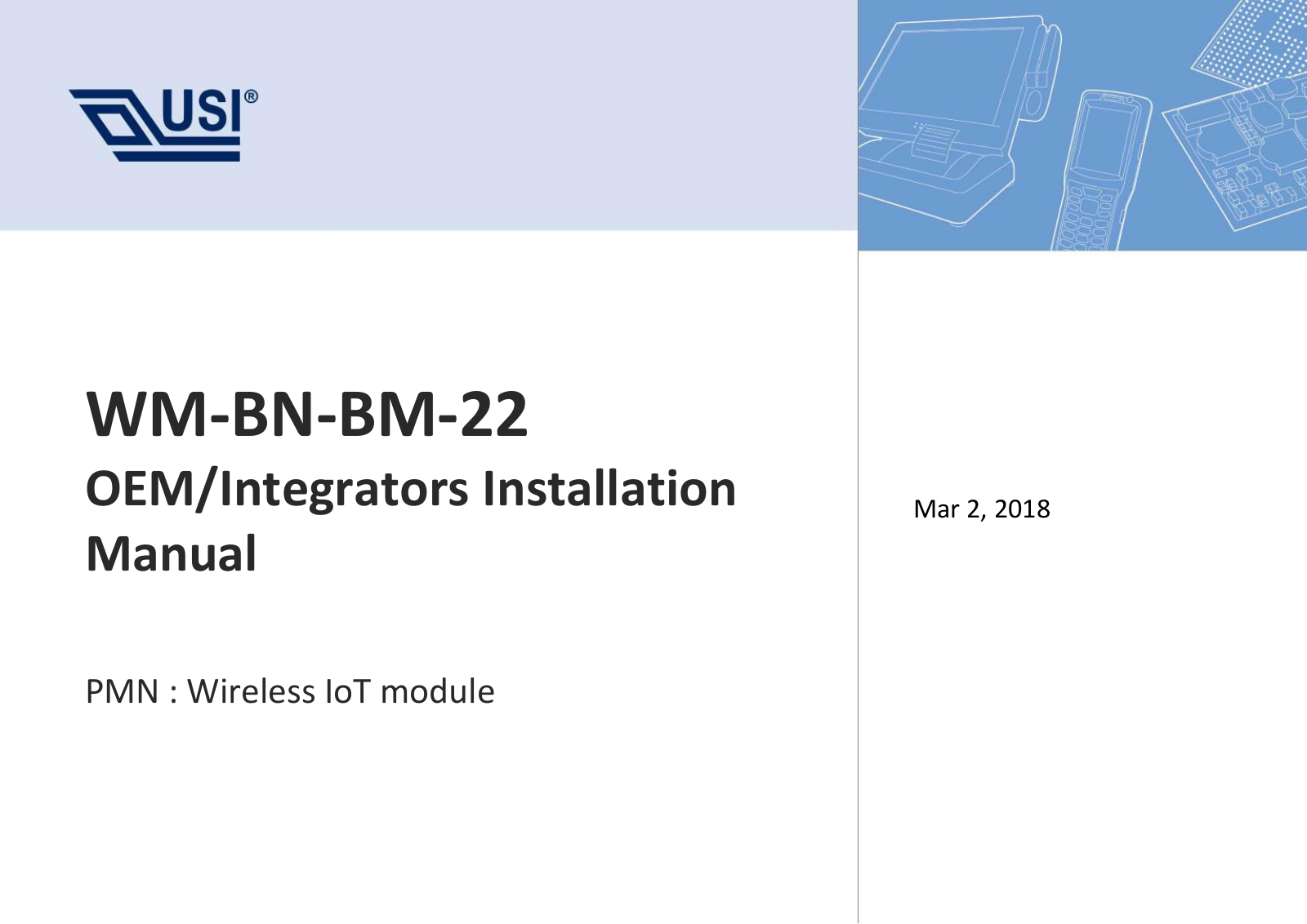 Universal Global Scientific WMBNBM22 User Manual