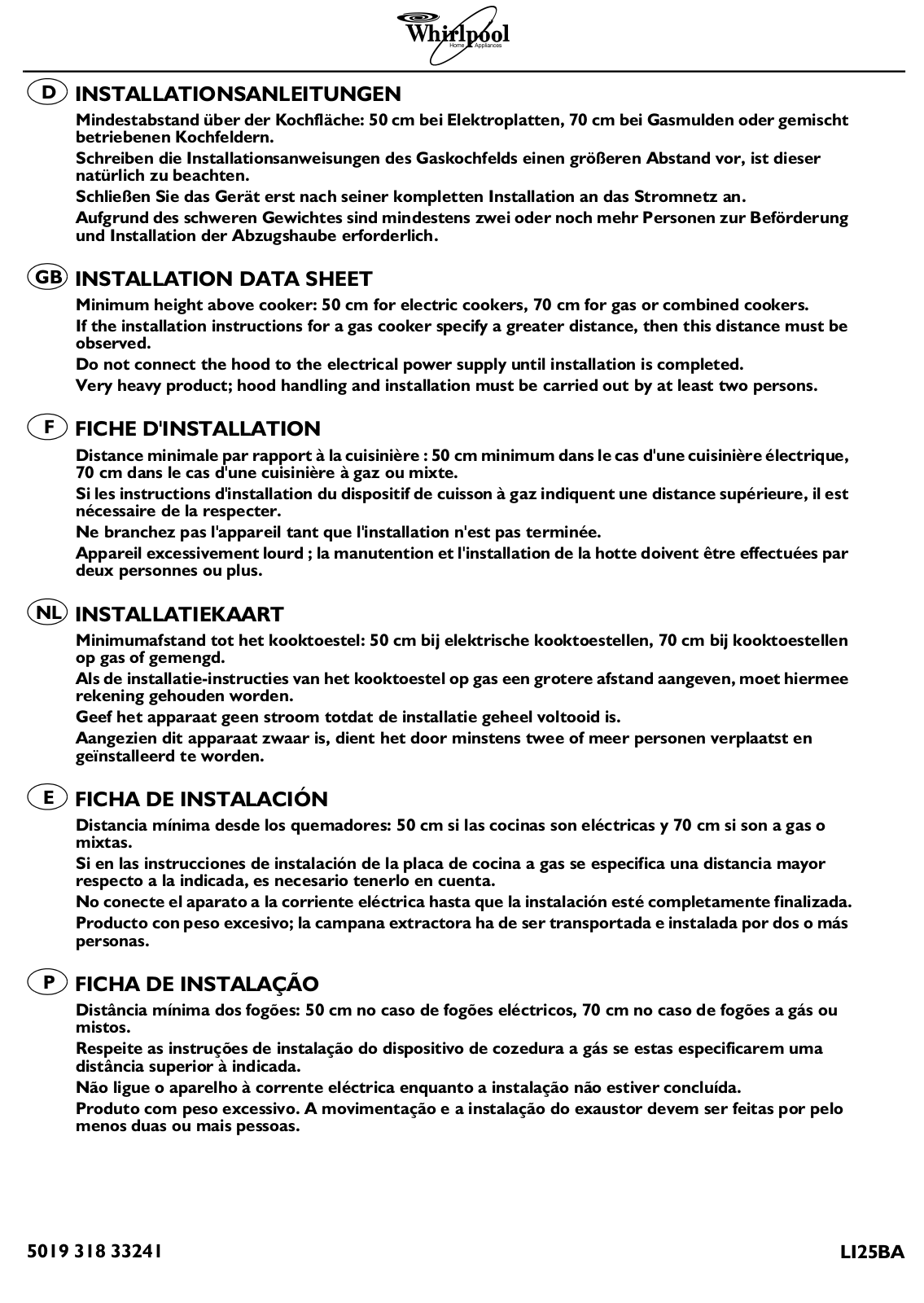 Whirlpool AKR 804 IX, AKR 804 INSTRUCTION FOR USE